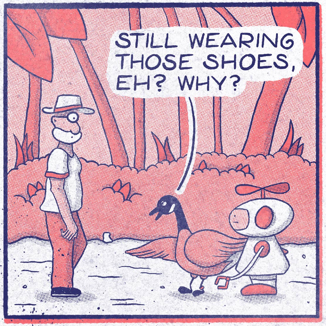 047: Never running out of shoe puns - Panel 1