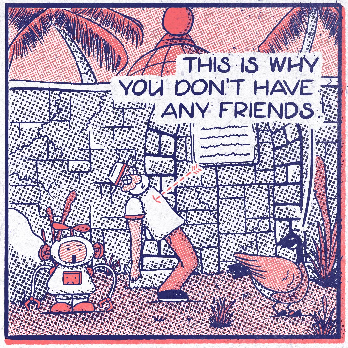 067: Stuck in the riddle with you - Panel 4